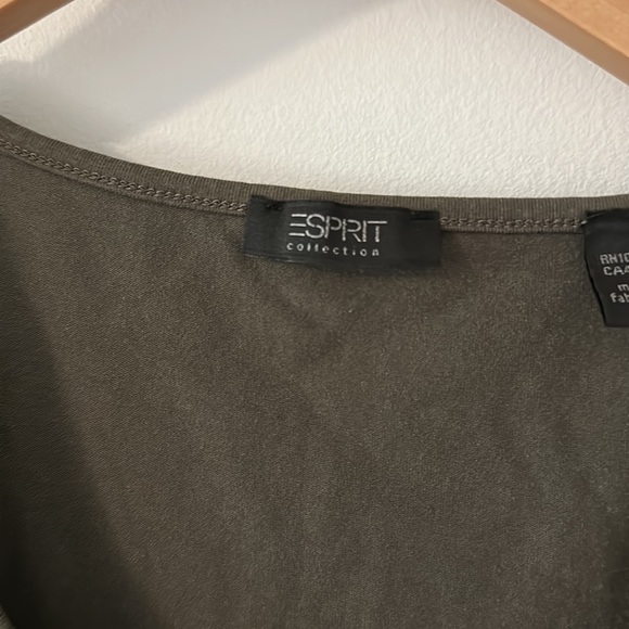 Dark khaki tank top - Picture 2 of 3